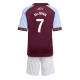 Aston Villa John McGinn #7 Domaci Dres za djecu 2025-26 Kratak Rukav (+ Kratke hlače)